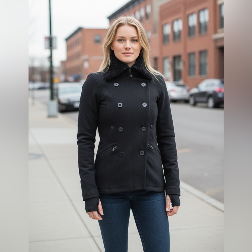 Lululemon Black Cozy Coat 6 - Picture 9 of 15